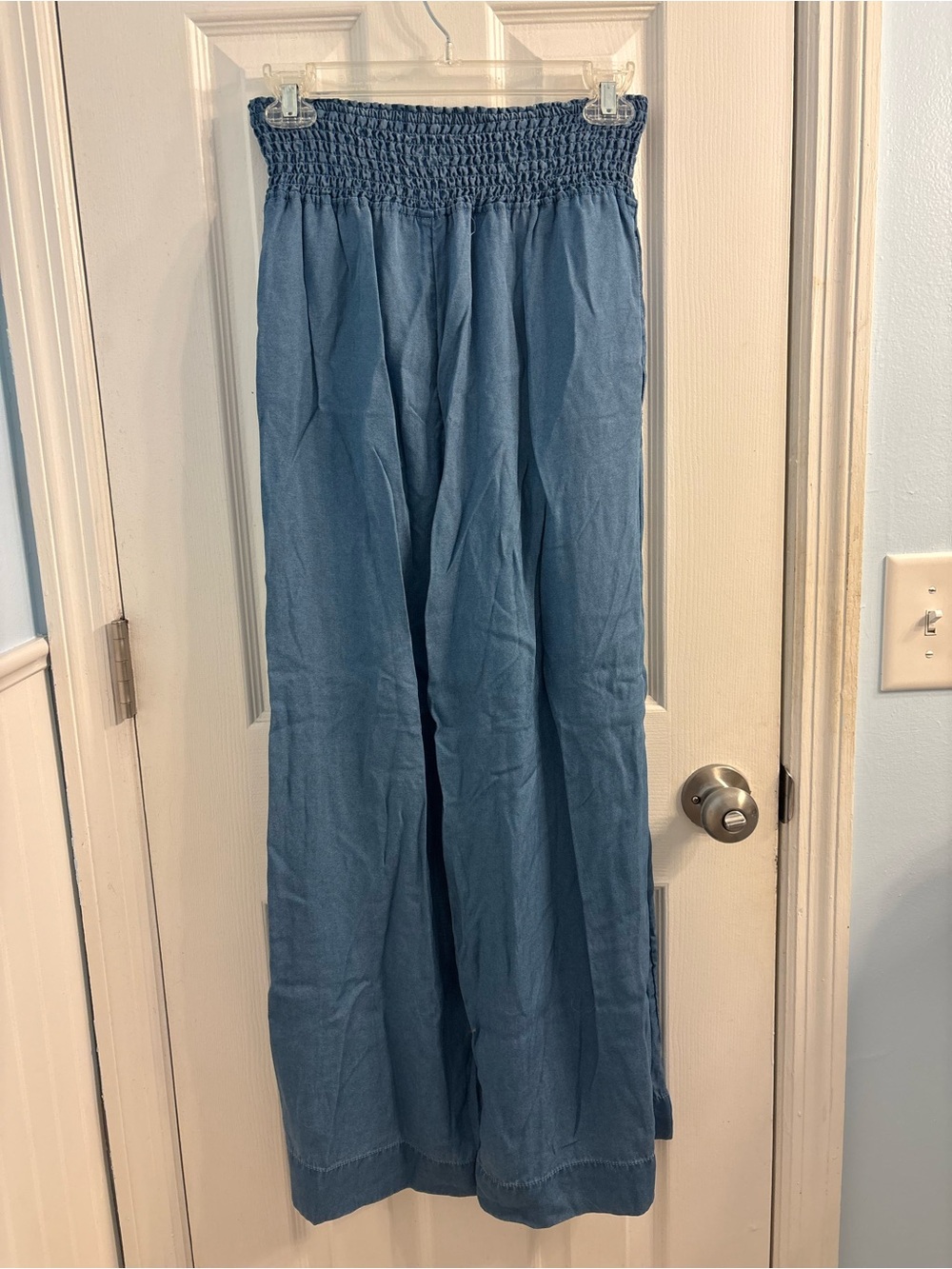 Joie Women’s Denim Color Wide Leg Pants